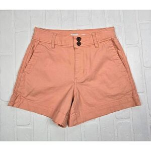 A new day Peach Utility  High Waist Shorts  Size 6